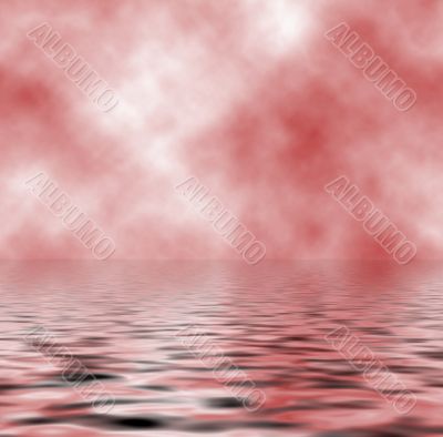 Red Smoke on the Water