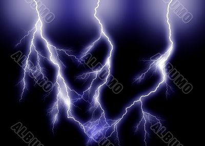 Blue triple Lightning