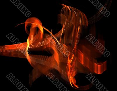 Abstract fractal design