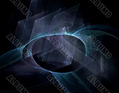 Abstract fractal design