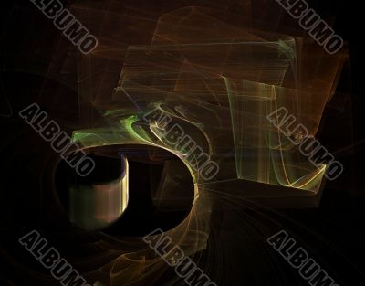 Abstract fractal design