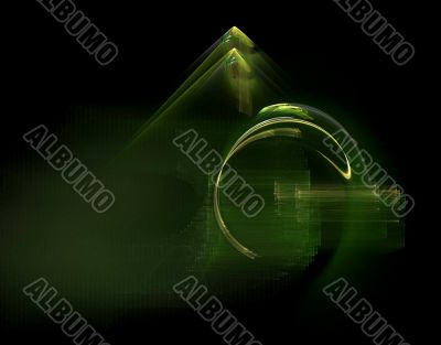 Abstract fractal design