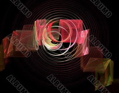 Abstract fractal design