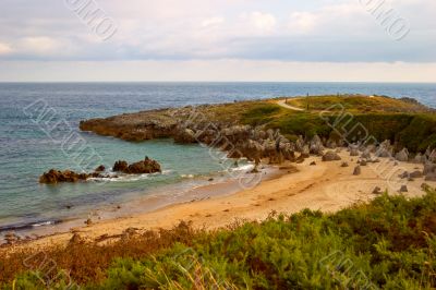 Llanes Beach. Spain
