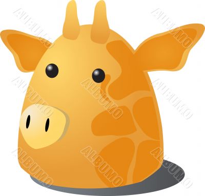 Cartoon giraffe