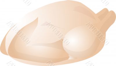 Whole raw chicken