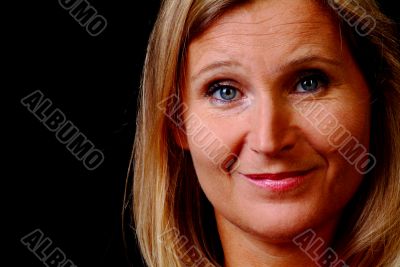 blond woman