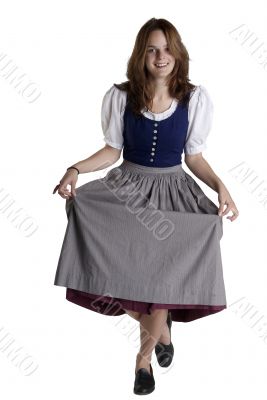 woman in dirndl