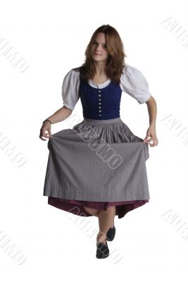 woman in dirndl