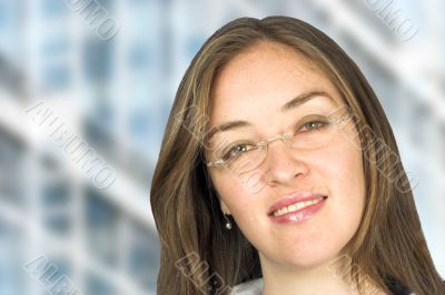 business woman with glasses 2