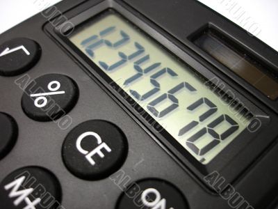 calculator close up