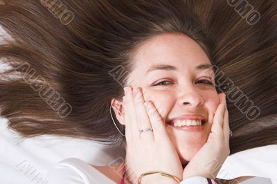 shy girl - beauty portrait