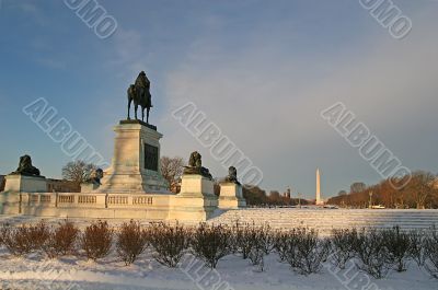 Monuments in the Snow
