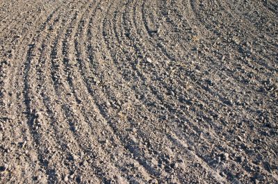 ploughed earth texture