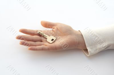 Key on the hand