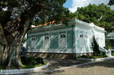 Preserved colonial house, Macau, Taipa