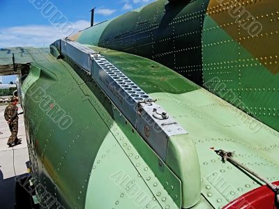 The plane blocks of rocket fire traps