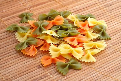 Uncooked pasta