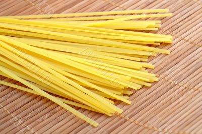 Uncooked pasta