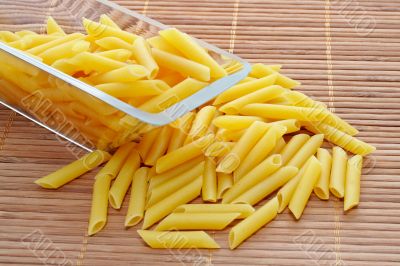 Uncooked pasta
