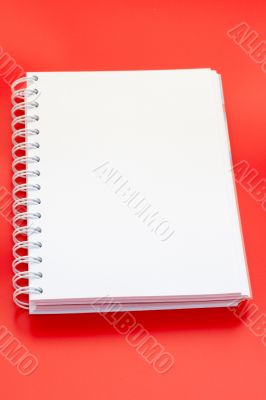 White notebook