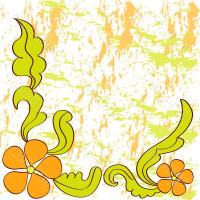 Flowers frame