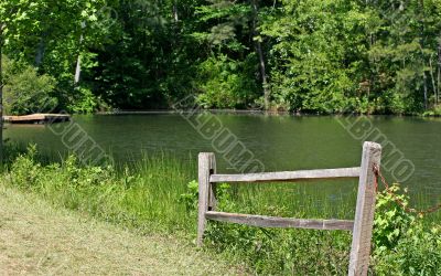 Fence and Lake