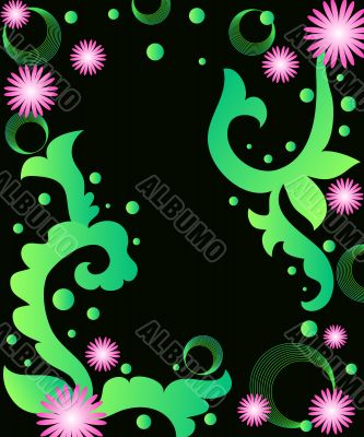 Flowers frame