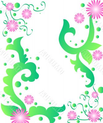 Flowers frame