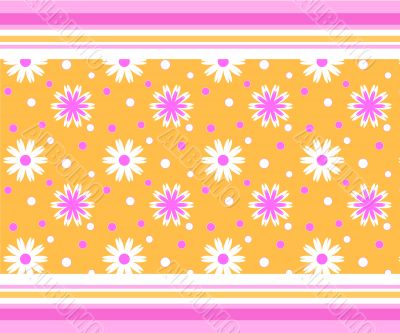 Flowers and stripes