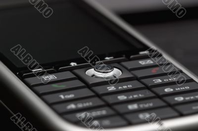 Close-Up shot of modern smartphone