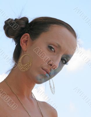 Makeup Model Head Shot