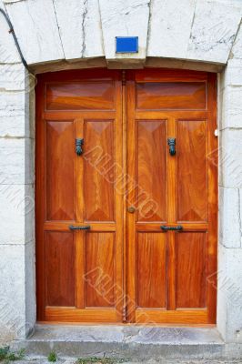 Wooden door