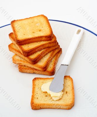 Toast with butter