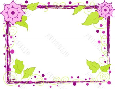 Flowers frame