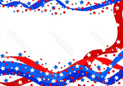 Stars and ribbons