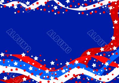 Stars and ribbons