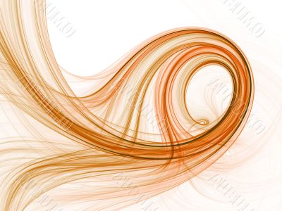 Goldie Swirl against White
