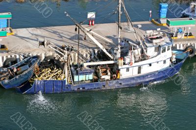 Old Fishing Boat at Pier