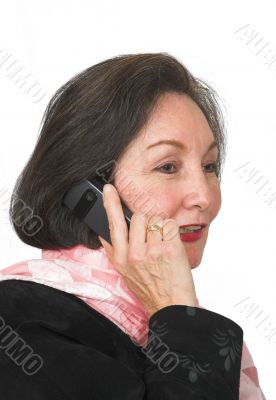 business woman on her cellphone