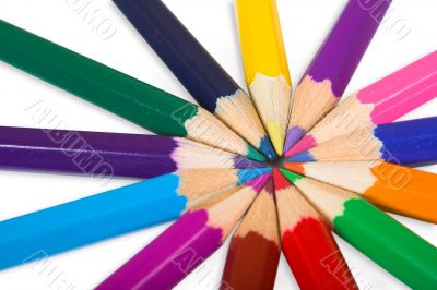 color wheel close up