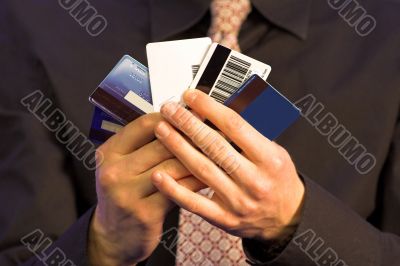 business credit choice - hands