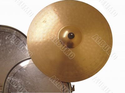 Focus on cymbal
