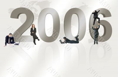 business teamwork for 2006