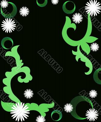 Flowers frame