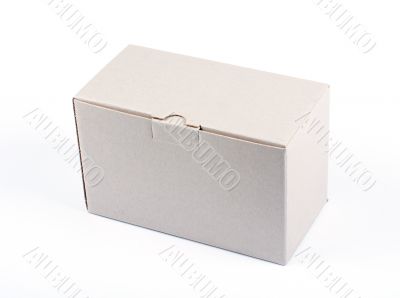 Cardboard box closed