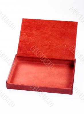 Wood box empty