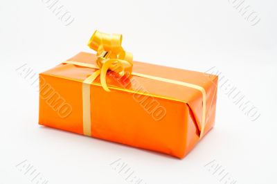 Gift box white background