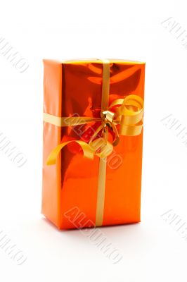Gift box white background