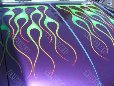 Flames and Paint